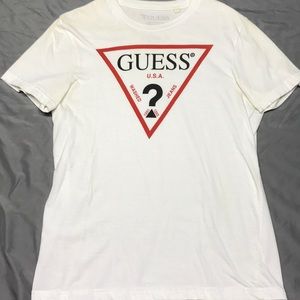 GUESS U.S.A. tee shirt designer washed jeans